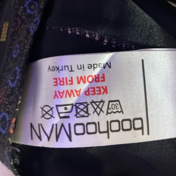 BoohooMAN Pink Floral Slim Fit Pants Men’s Size 28x30 - Picture 2 of 8